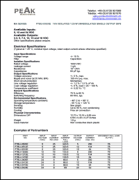 P7BU-0505E Datasheet