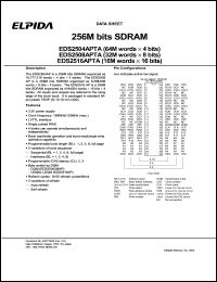 EDS2508ACTA-75 Datasheet