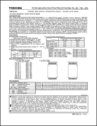 TC551001CPI-85L Datasheet