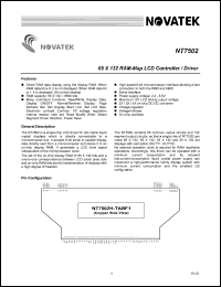 NT7502H-BDT Datasheet