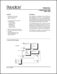 PDM41024SA15TSOA Datasheet