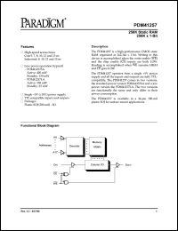 PDM41257SA12SO Datasheet