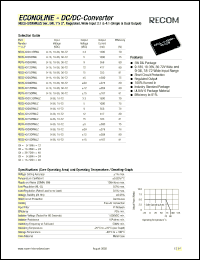 REC5-1309SRW Datasheet