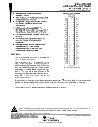 SN74ALVCH16334DGGR Datasheet