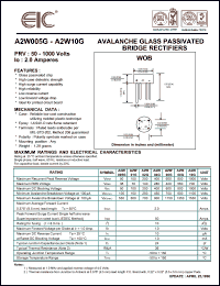 A2W06G Datasheet