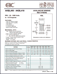 AKBL400 Datasheet