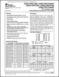 CD74FCT244M96 Datasheet