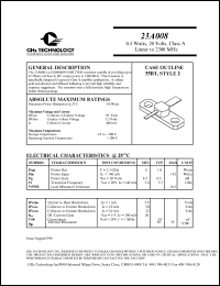 23A008 Datasheet