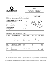 2010 Datasheet