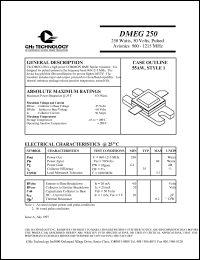 DMEG250 Datasheet