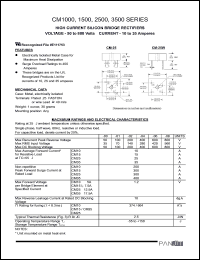 CM2504 Datasheet