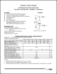 ER306 Datasheet