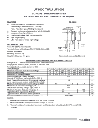 UF1001 Datasheet