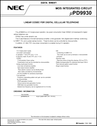 UPD9930G-22 Datasheet