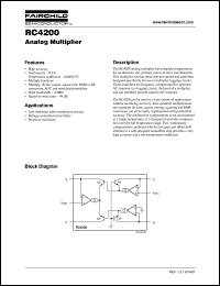 RC4200AM Datasheet