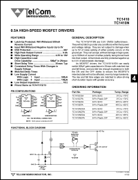 TC1410CPA Datasheet