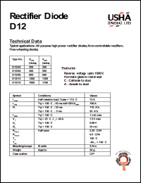 D12/04 Datasheet