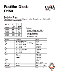 D150/08 Datasheet