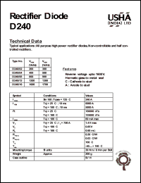 D240/04 Datasheet