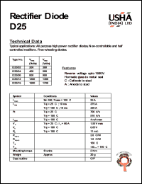 D25/12 Datasheet