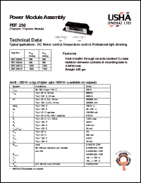 PBT250/12 Datasheet