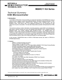 MC68HC11KA1VFU3 Datasheet