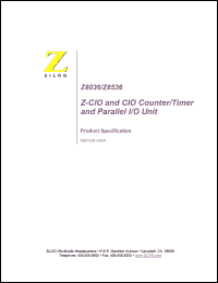 Z8036APE Datasheet