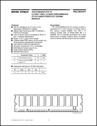 V437216S04VCTG-10PC Datasheet