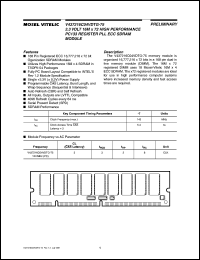 V437216C04VDTG-10PC Datasheet