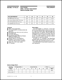 V53C16256HT30I Datasheet