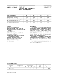 V53C816HK45 Datasheet