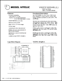 V62C2162048L-55T Datasheet