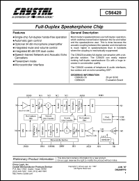 CS6420 Datasheet