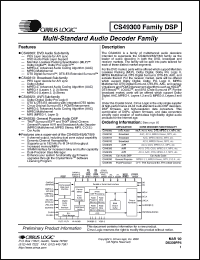 CS493102-CL Datasheet