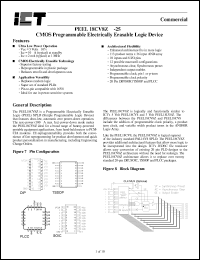 PEEL18CV8ZSI-25 Datasheet