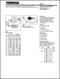 C430PC Datasheet