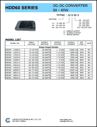 HDD60-48S05-T Datasheet