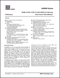 A29800UM-70 Datasheet