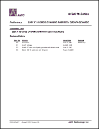 A428316V-25U Datasheet