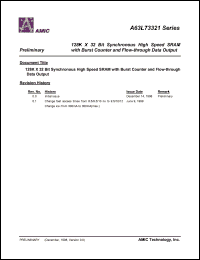 A63L73321E-12 Datasheet