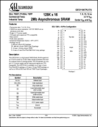 GS72116U-15 Datasheet