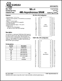 GS74104AJ-8I Datasheet