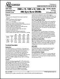 GS84036AT-150I Datasheet