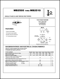 MB254 Datasheet