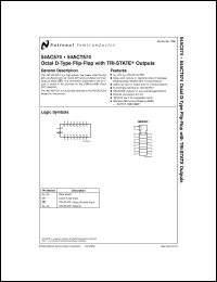 54AC574FMQB Datasheet