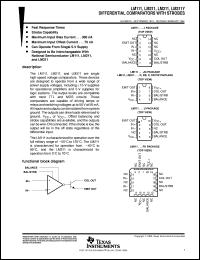 LM111J/883 Datasheet