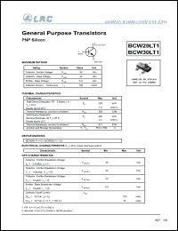 BCW30LT3 Datasheet