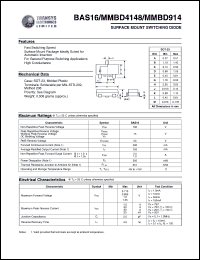 MMBD4148W Datasheet