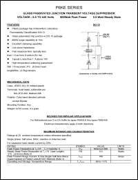 P6KE20 Datasheet