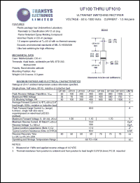 UF1010 Datasheet